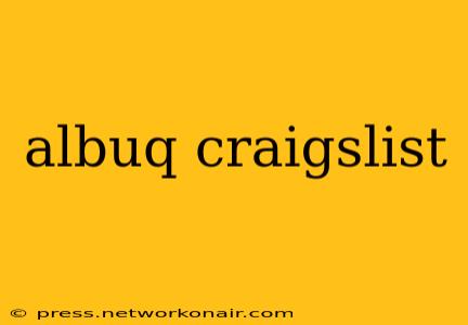 albuq craigslist