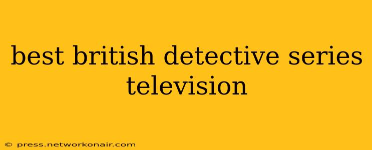 best british detective series television