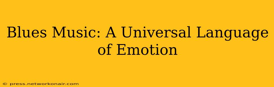 Blues Music: A Universal Language of Emotion