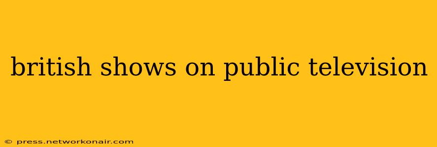 british shows on public television