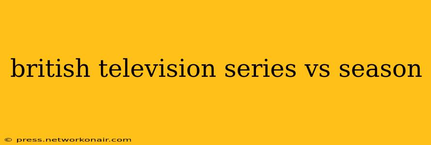 british television series vs season