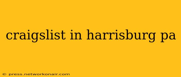craigslist in harrisburg pa