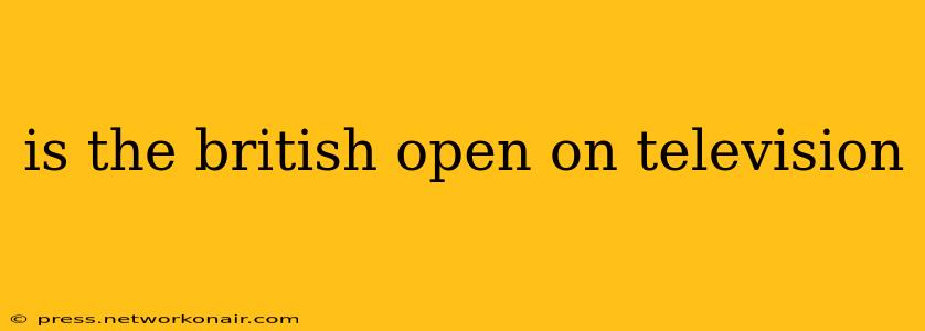 is the british open on television