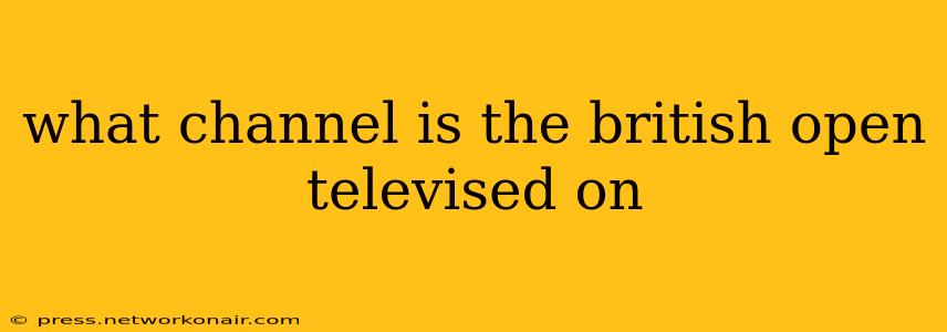 what channel is the british open televised on